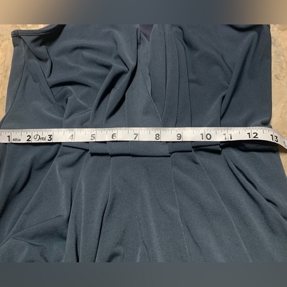 Bcbgeneration Blue/Gray Spaghetti Strap Midi Sund… - image 7